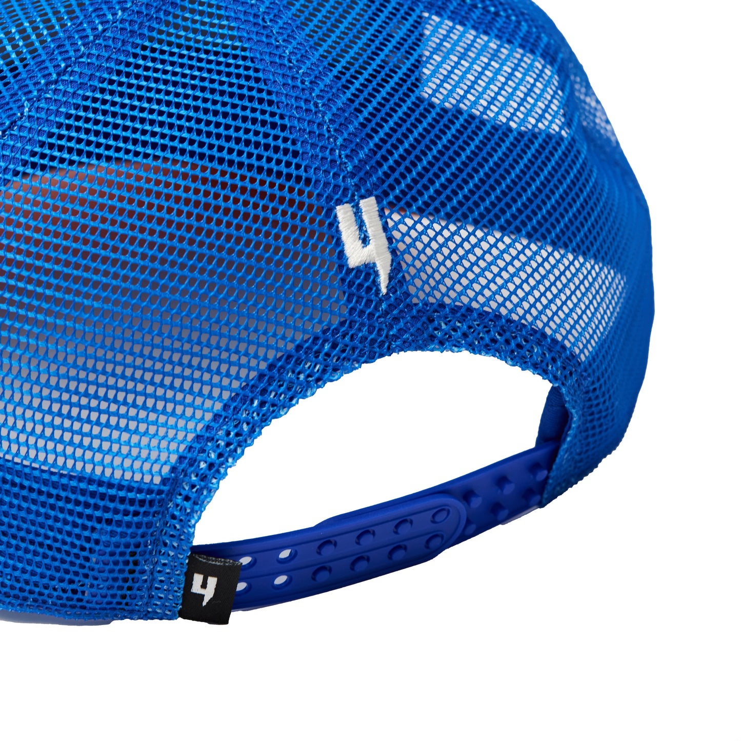 CONTRAST PEAK CAP BLUE ORANGE