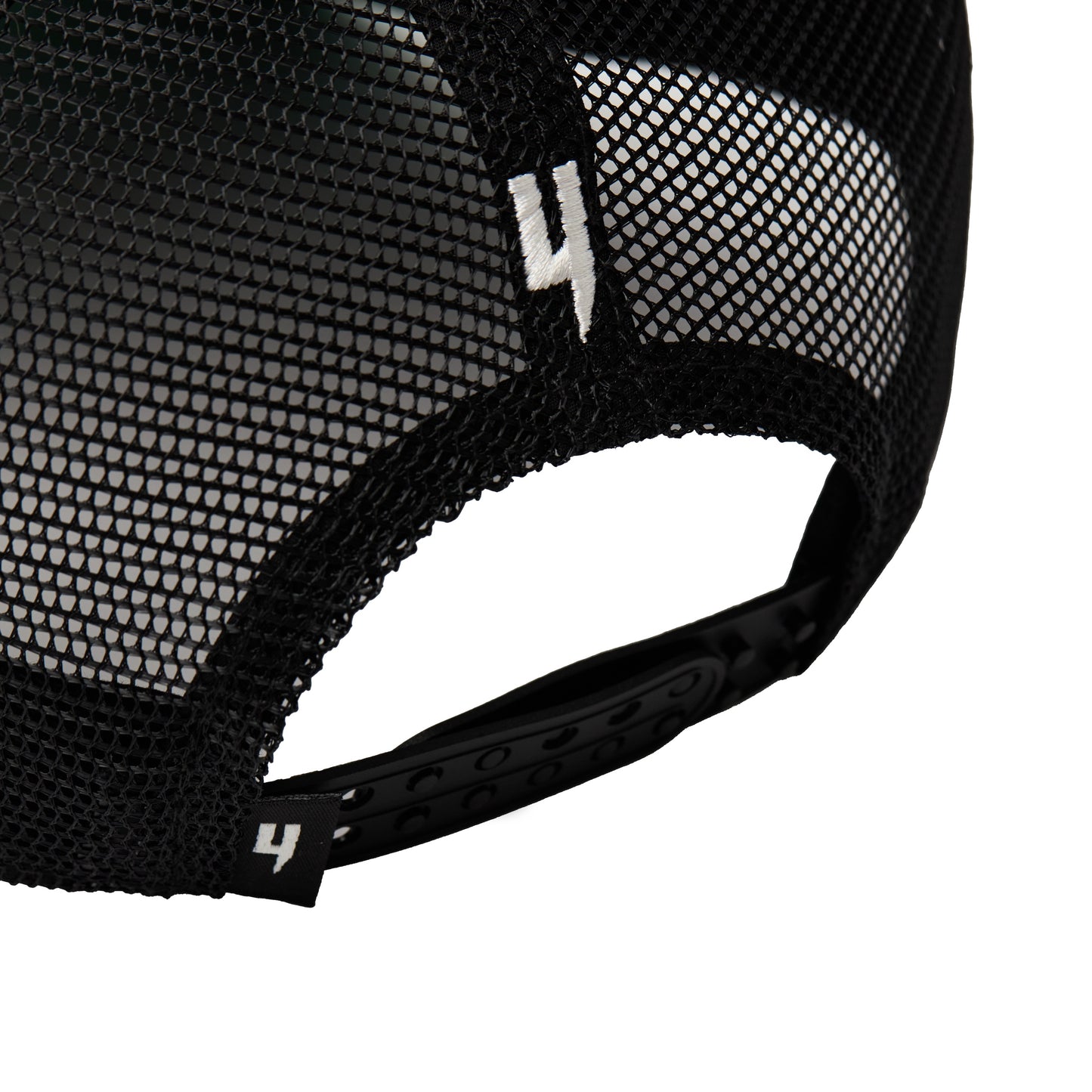 CONTRAST PEAK CAP BLACK GREEN