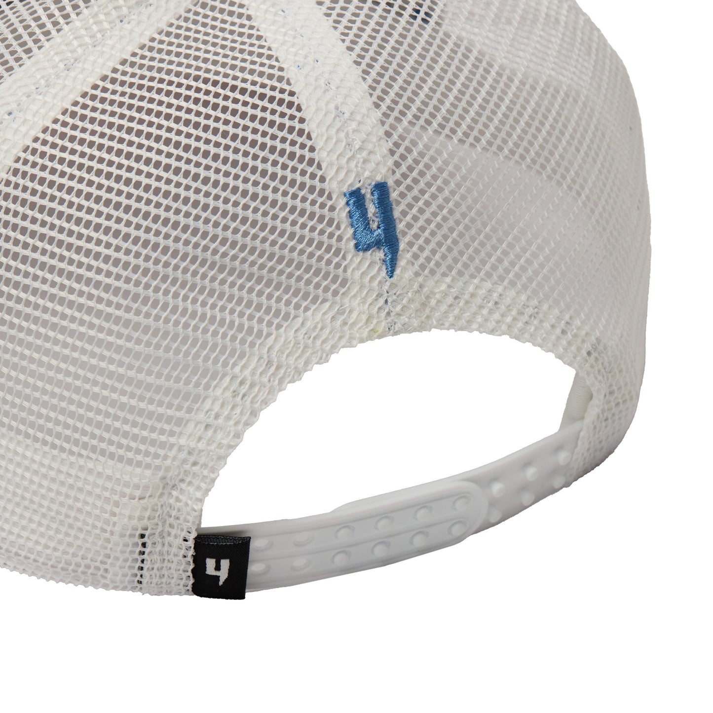 YYY CAP WHITE BABY BLUE OUTLINE