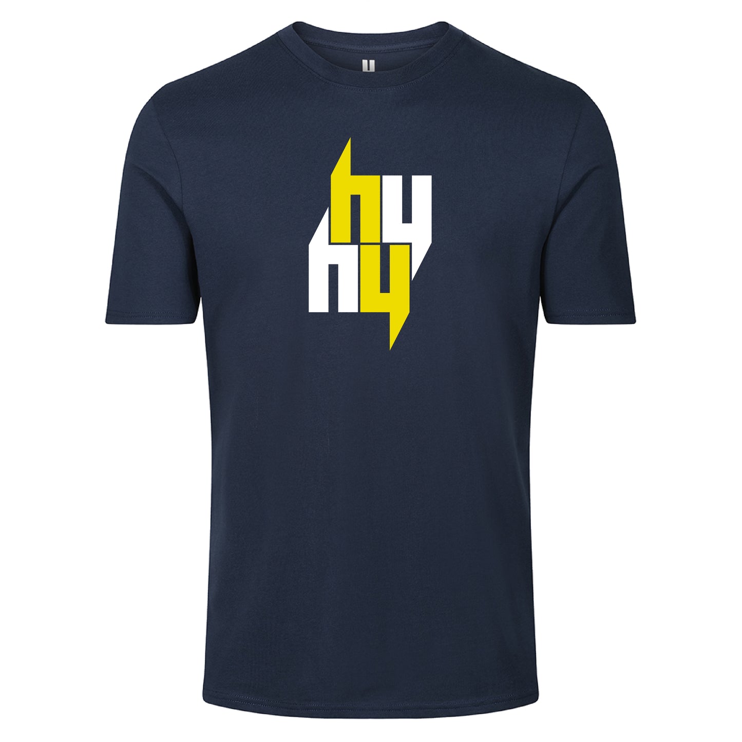 NAVY TEE FOUR Y LOGO YELLOW