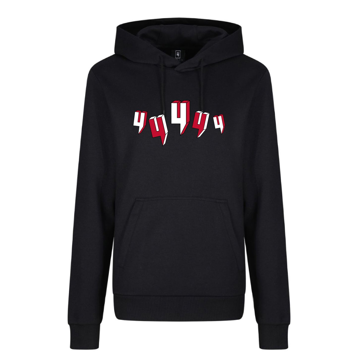 BLACK HOODY FIVE Y LOGO RED