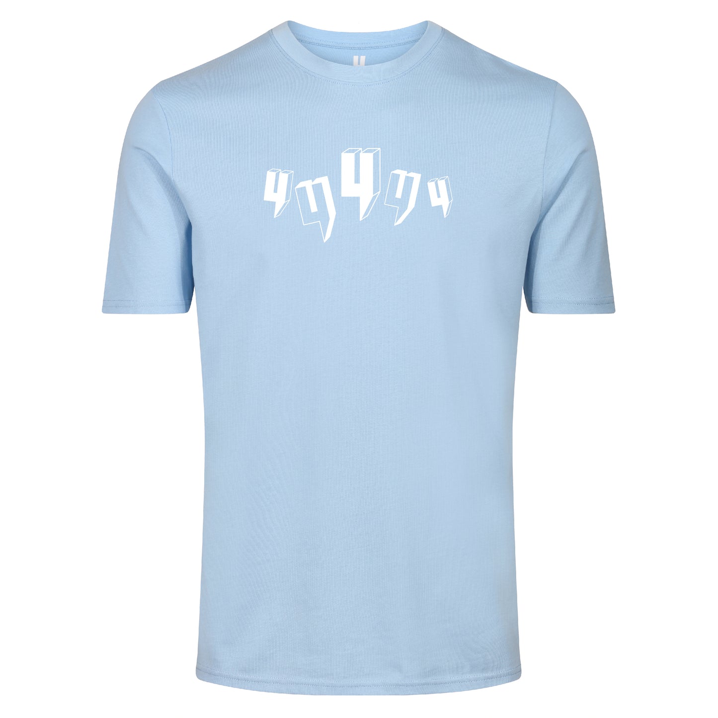 BABY BLUE TEE FIVE Y LOGO WHITE