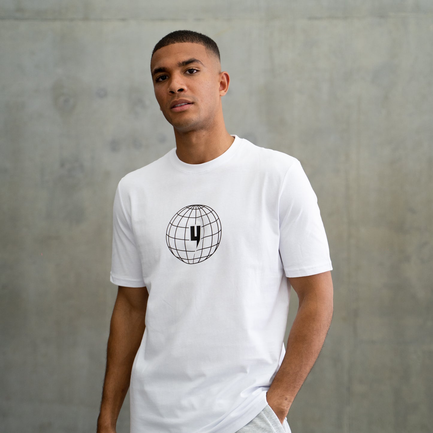 GLOBAL ENTERPRISE TEE WHITE BLACK