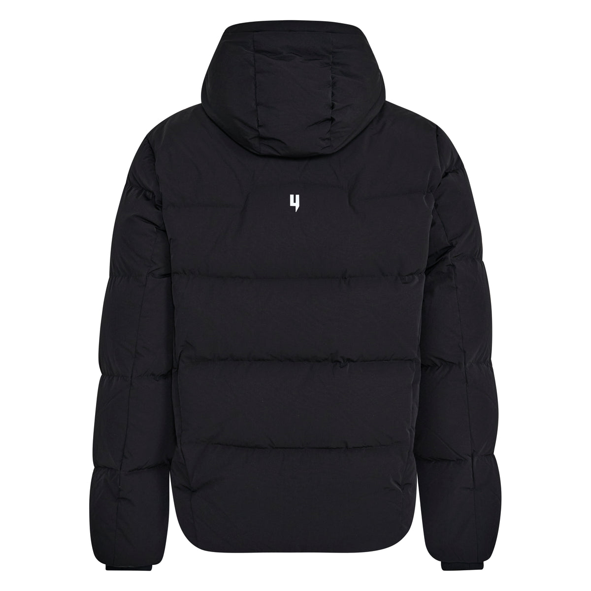 QUILTED DOWN COAT BLACK