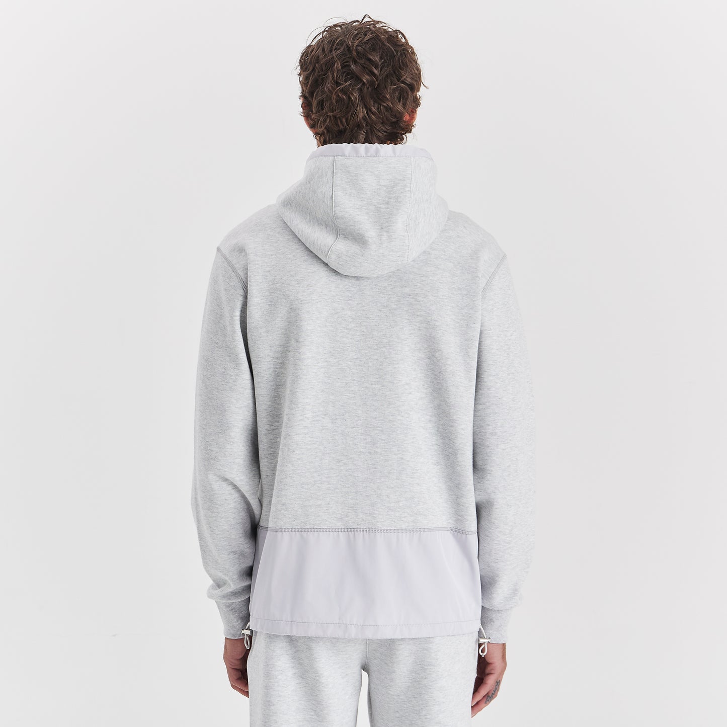 TECH TRACKSUIT TOP GREY MARL