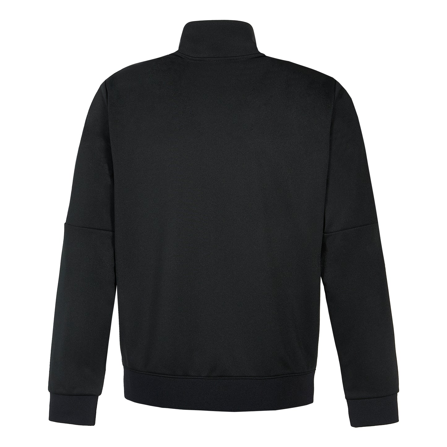BLACK TRACK TOP GREY SIDE STRIPE