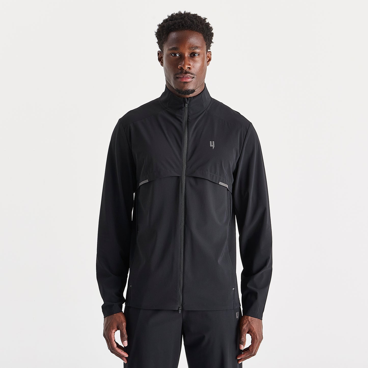 ACTIVE FUNNEL NECK BLACK