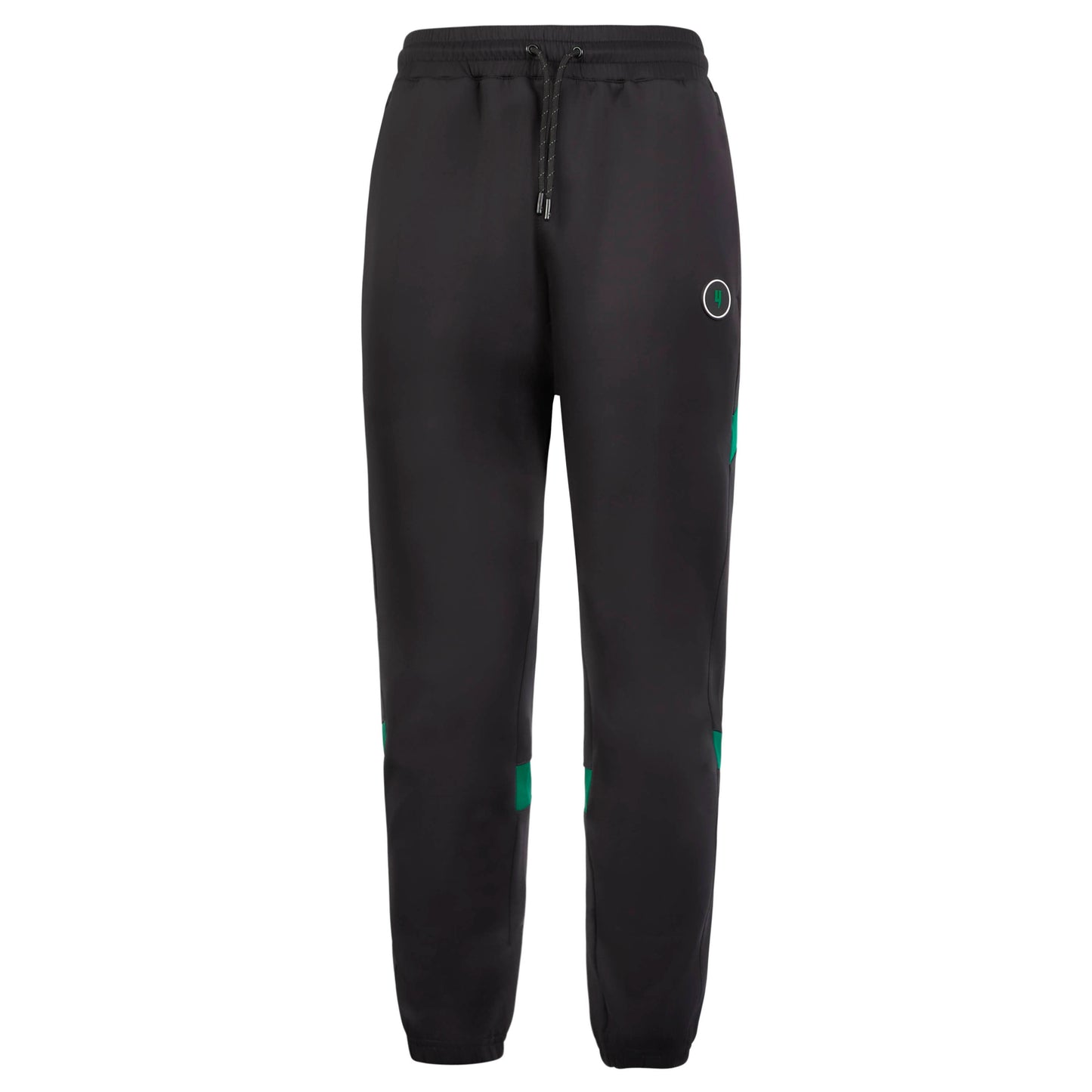 TEAM TRACKSUIT BOTTOMS BLACK/RACING GREEN
