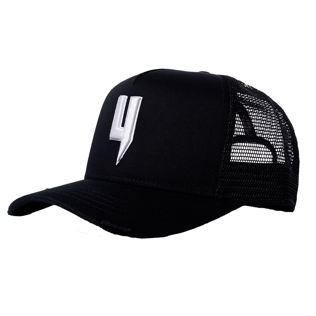 Y LOGO CASQUETTE NOIR BLANC Y