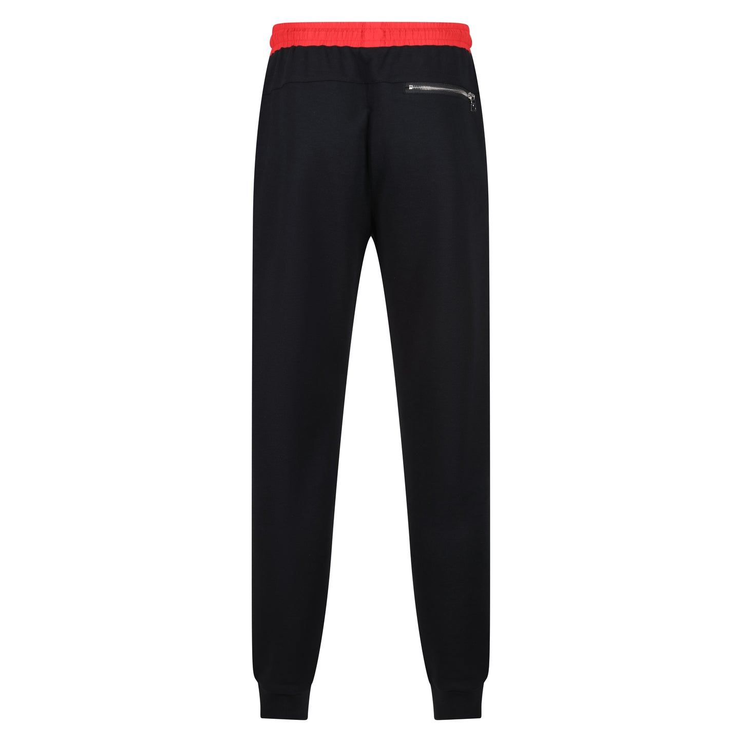 BLACK MIXED CONTRAST JOGGERS