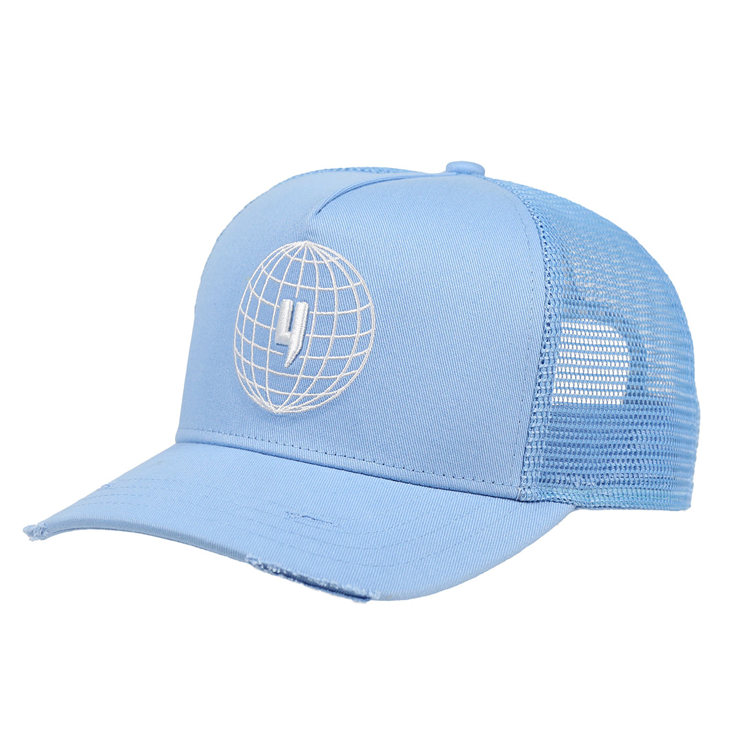 GLOBAL ENTERPRISE CAP BABY BLUE WHITE