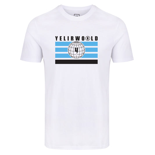 GLOBAL ENTERPRISE FLAG TEE WHITE BABY BLUE