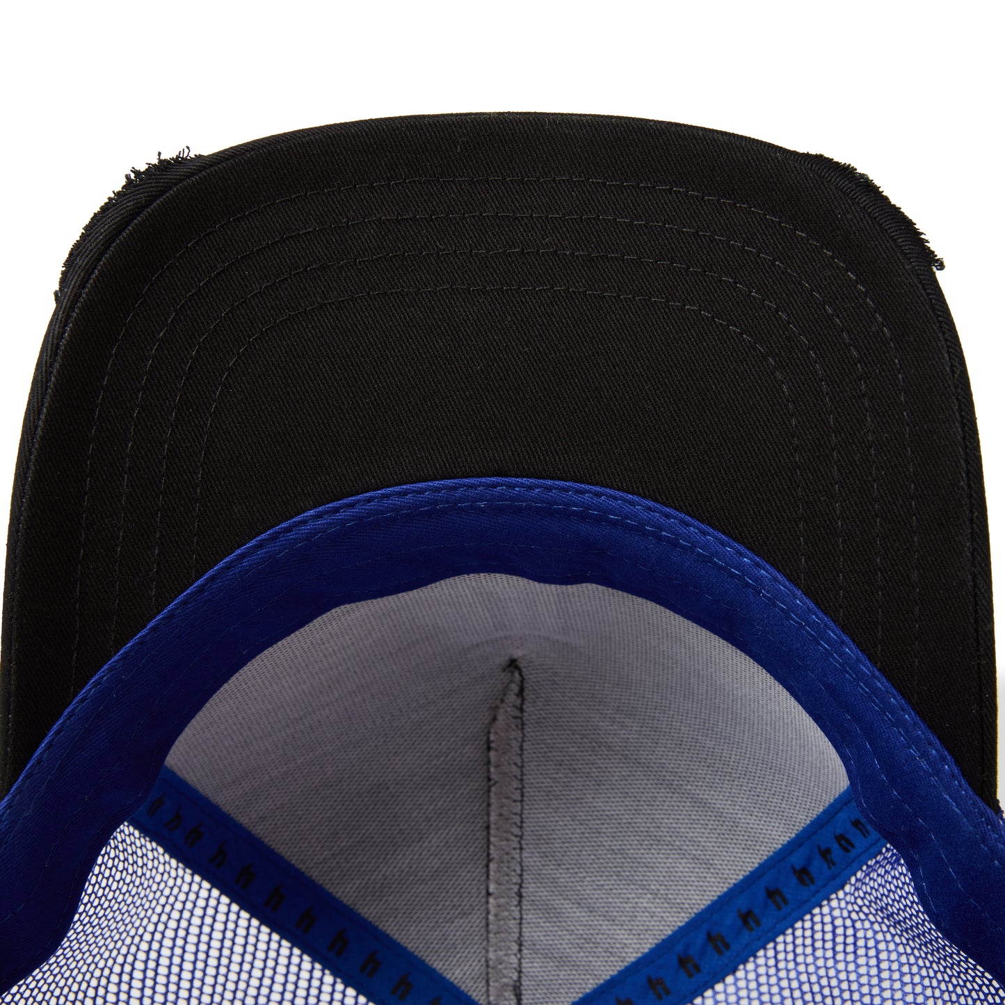 MIXED CONTRAST CAP BLACK BLUE