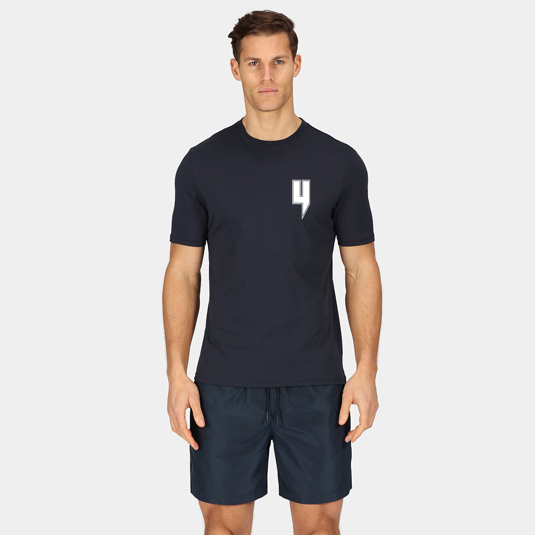 Y PATCH LOGO TEE NAVY