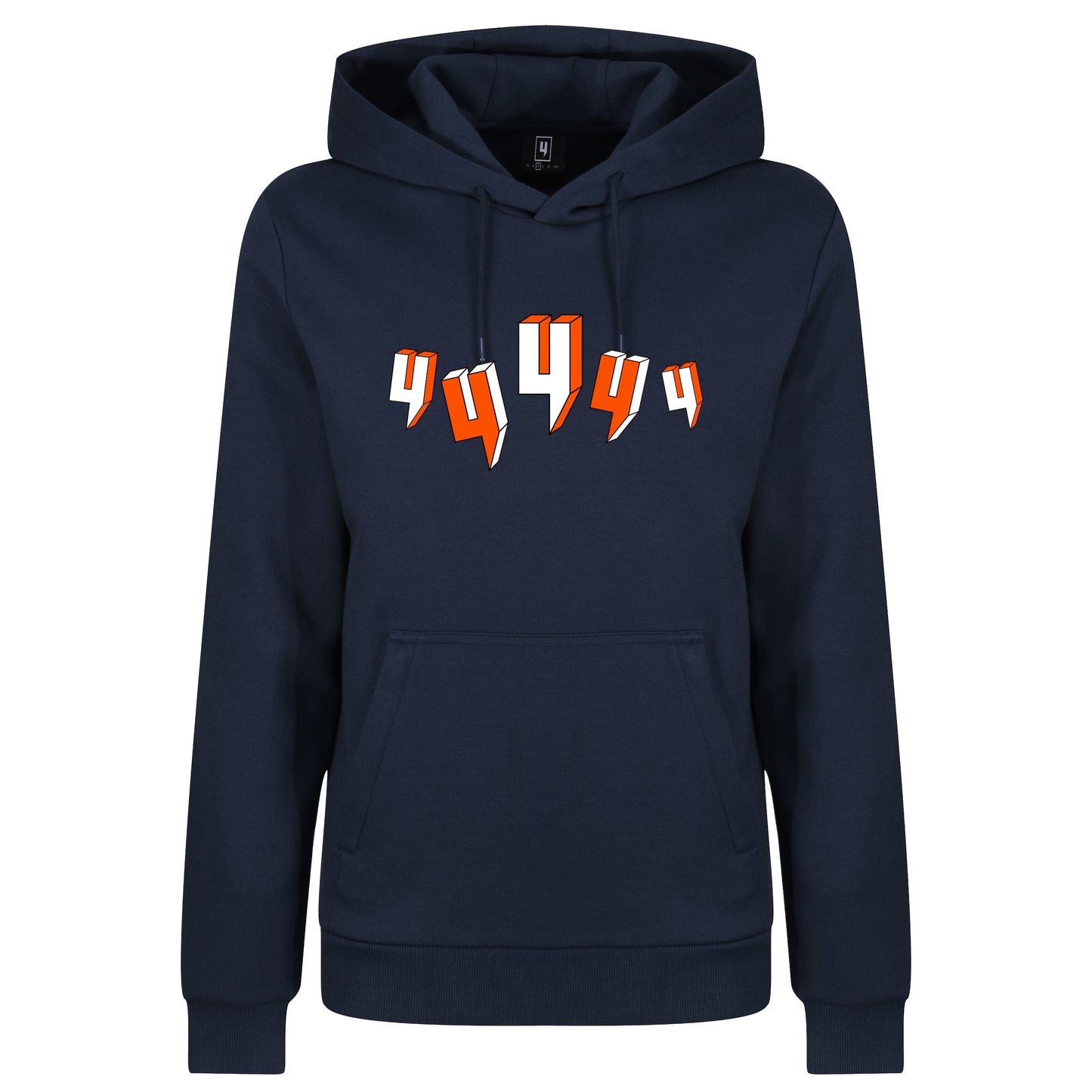 NAVY HOODY FIVE Y LOGO ORANGE