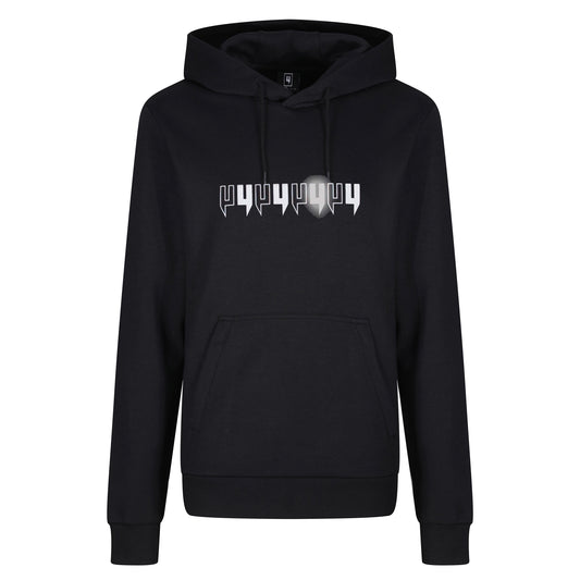 BLACK HOODY EIGHT Y LOGO REFLECTIVE