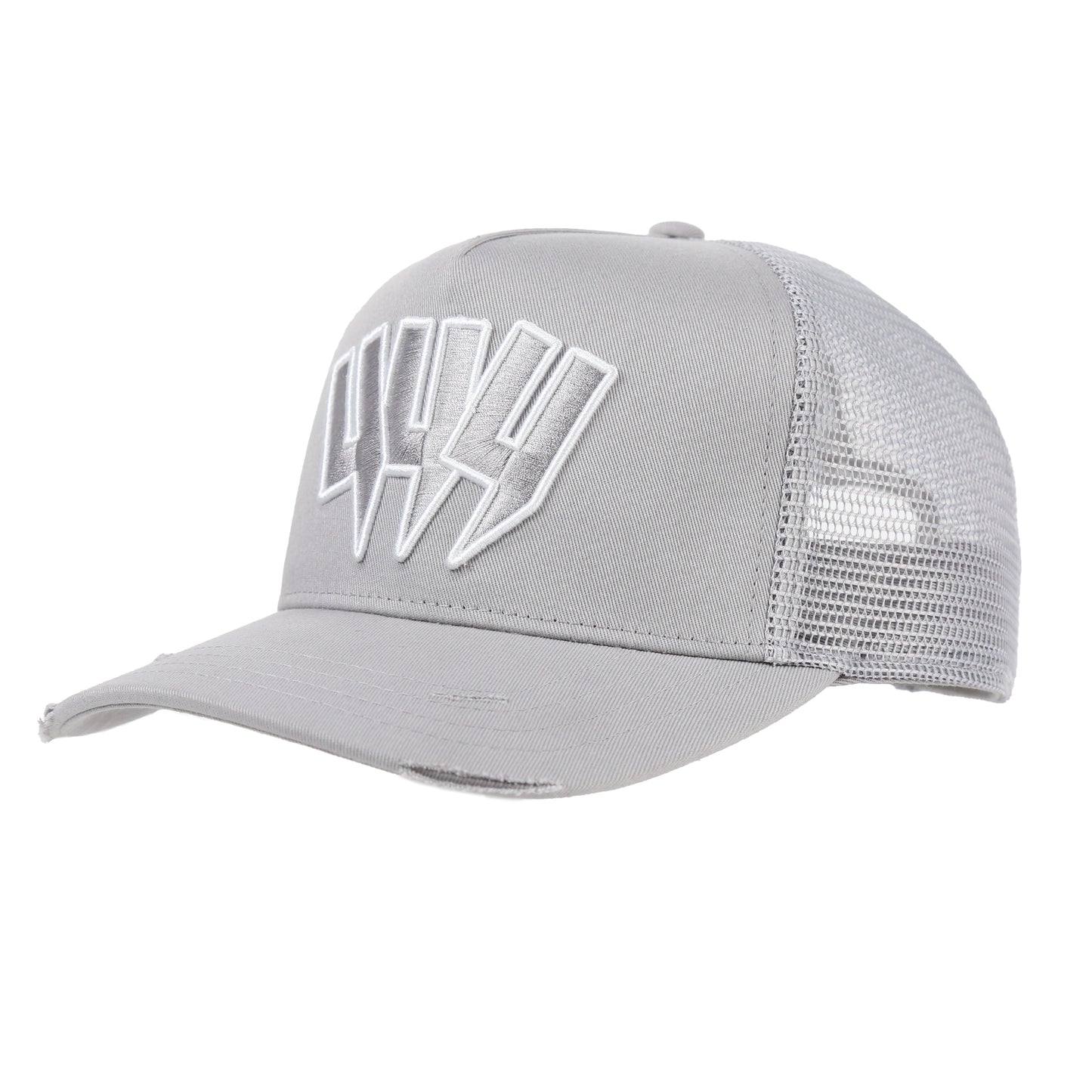 YYY CAP GREY WHITE OUTLINE