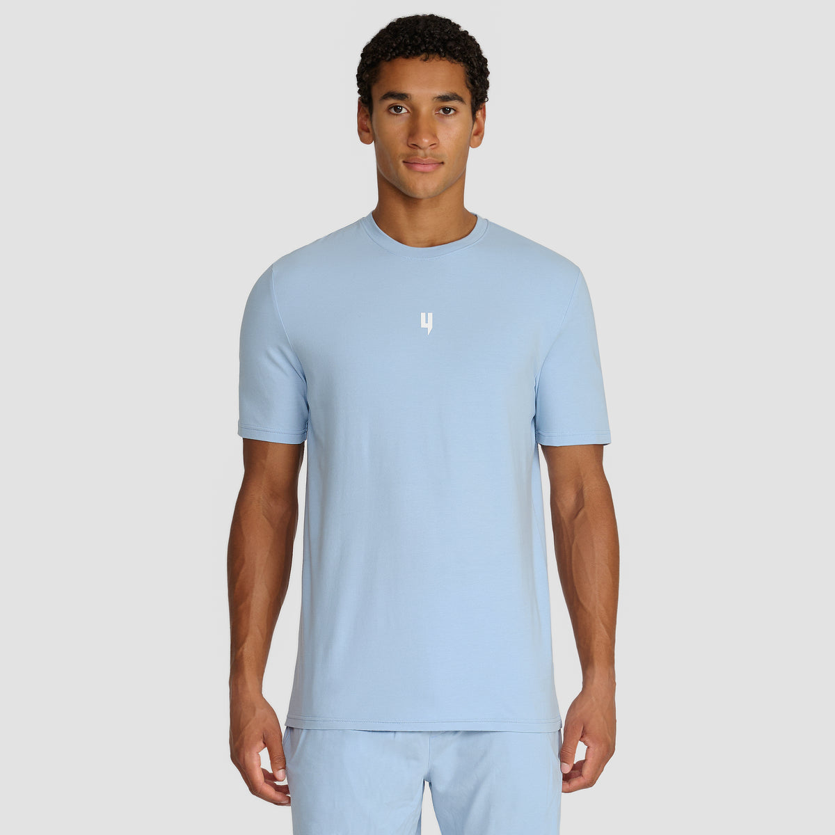 LOUNGEWEAR SET BABY BLUE / WHITE