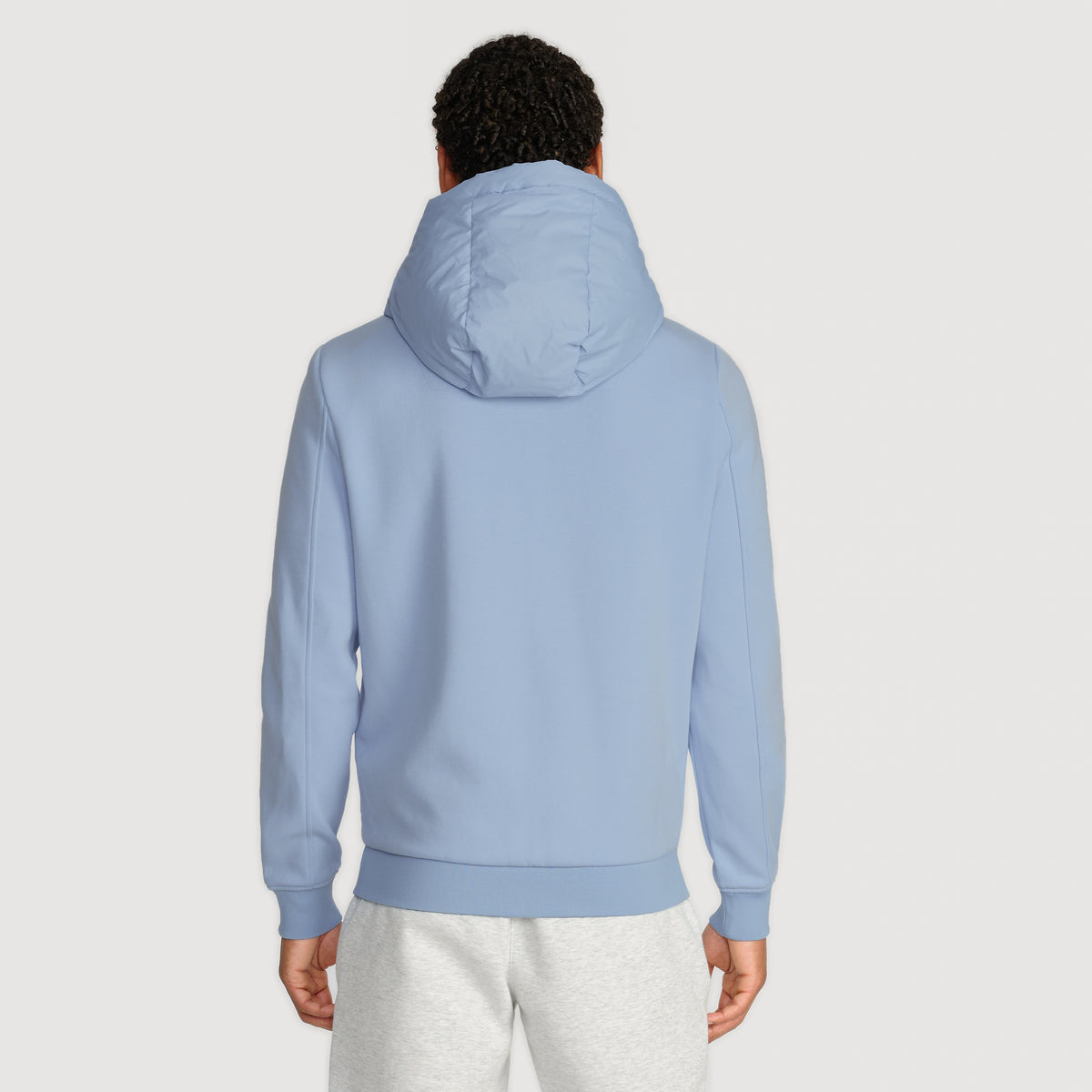 VESTE MATELASSÉE À PANNEAUX BLEU BÉBÉ