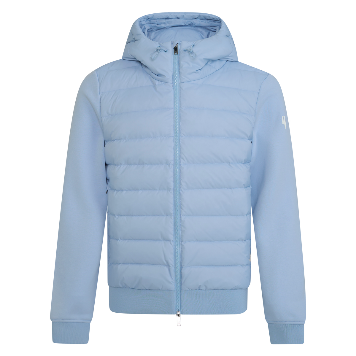 VESTE MATELASSÉE À PANNEAUX BLEU BÉBÉ