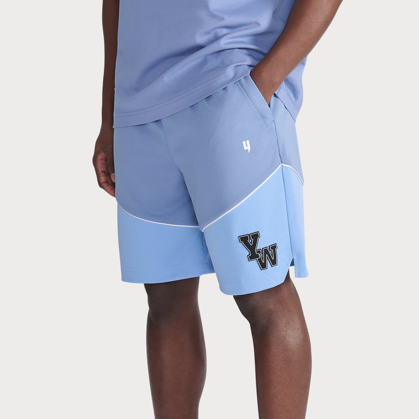 BASKETBALL SHORTS LIGHT BLUE