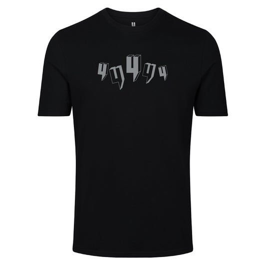 BLACK TEE FIVE Y LOGO REFLECTIVE