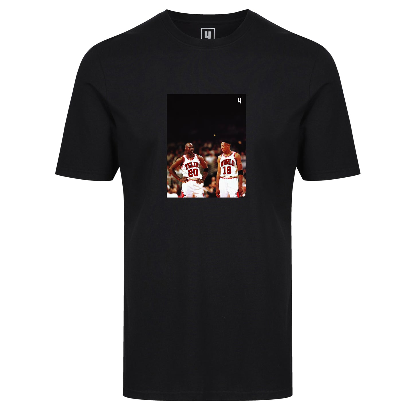 MJ X PIPPEN TEE BLACK