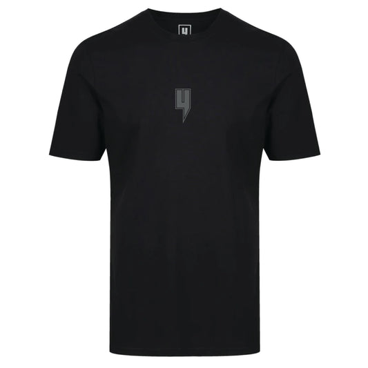 BLACK TEE REFLECTIVE OUTLINE Y LOGO