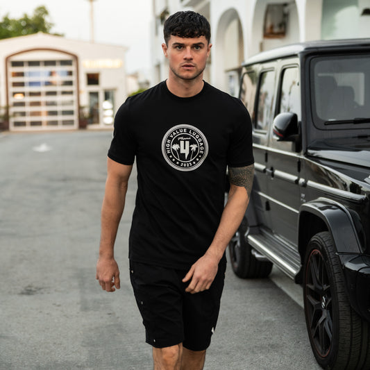 HIGH VALUE LUGGAGE TEE BLACK