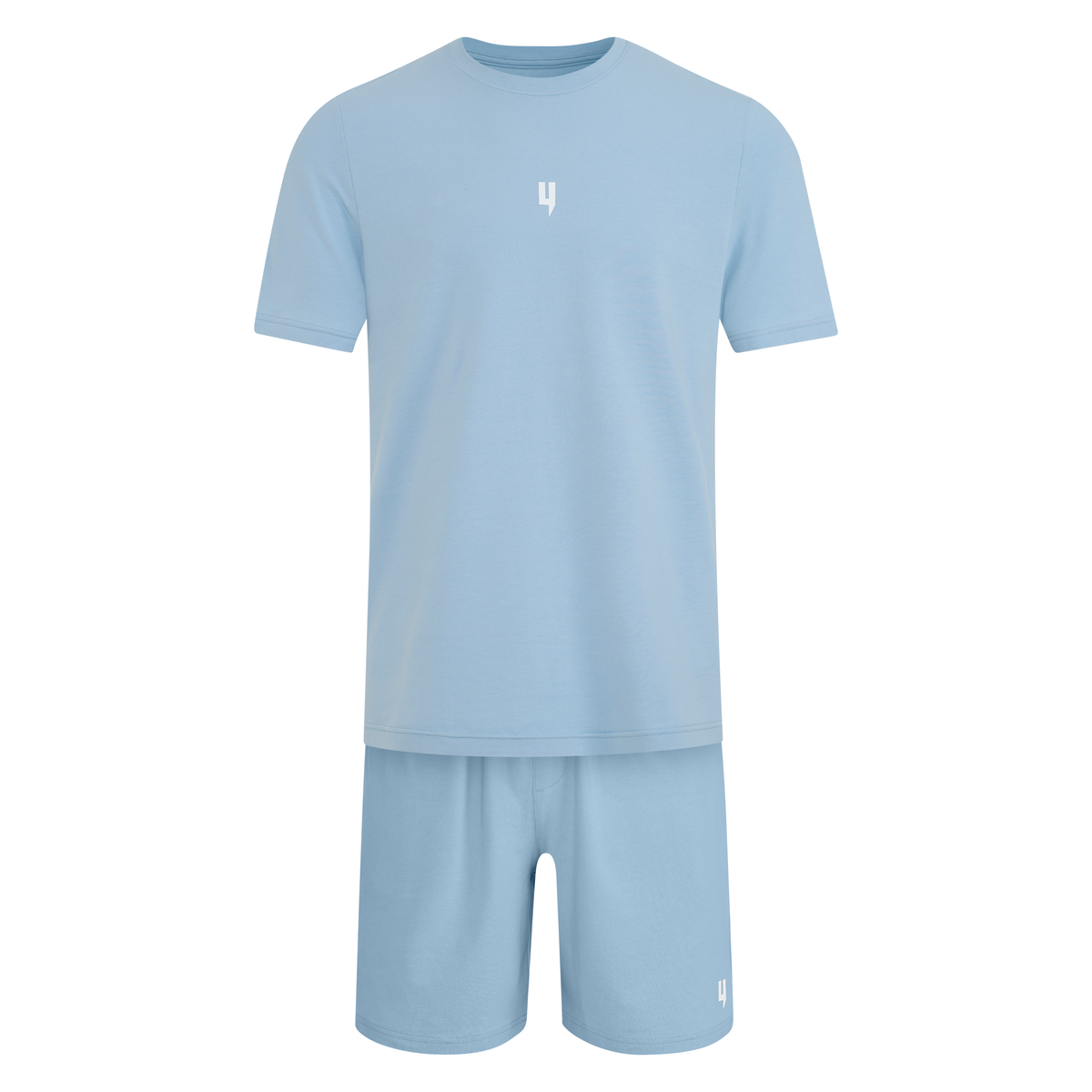LOUNGEWEAR SET BABY BLUE / WHITE