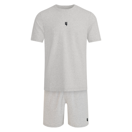 LOUNGEWEAR SET GREY / BLACK