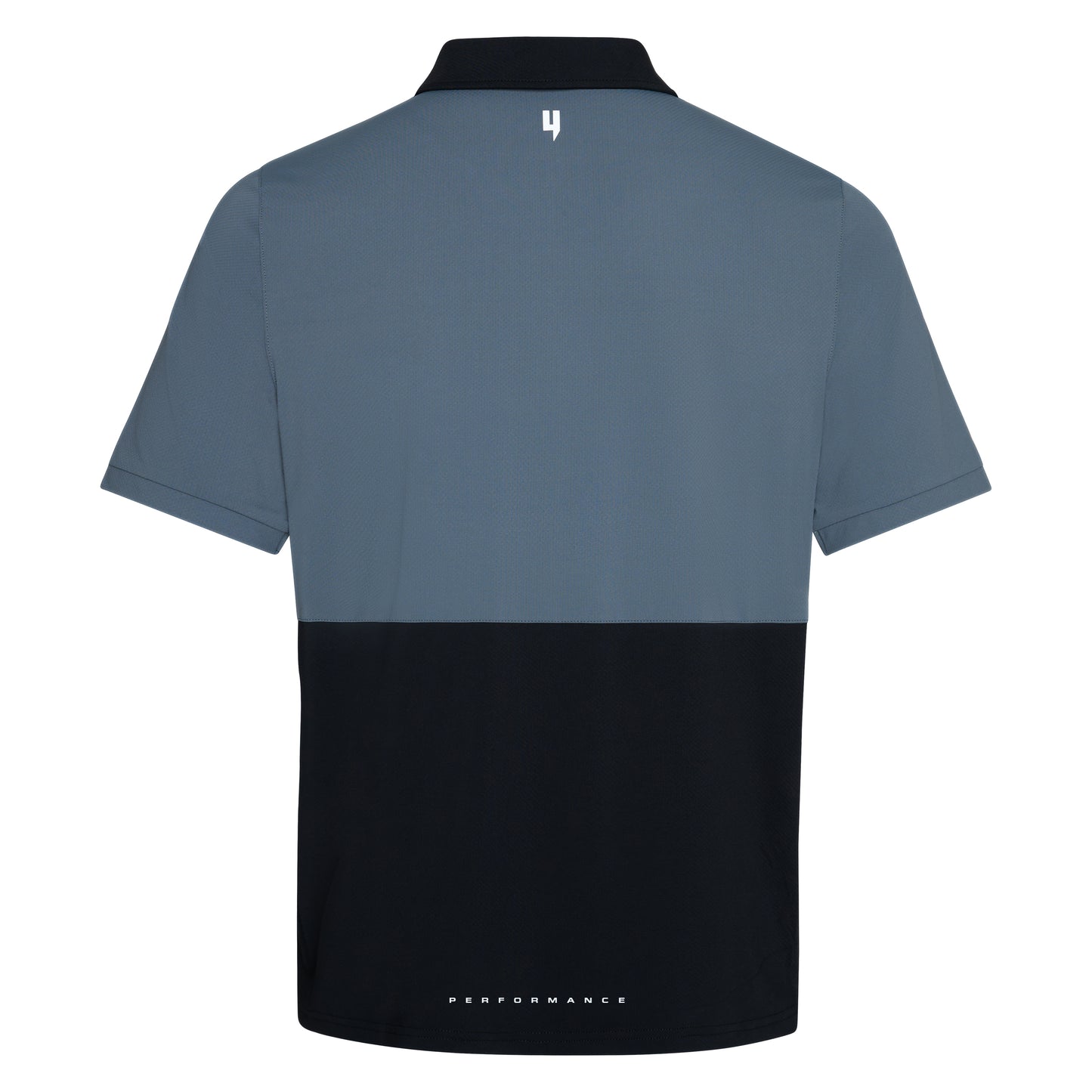 PERFORMANCE HYBRID POLO GREY/BLACK
