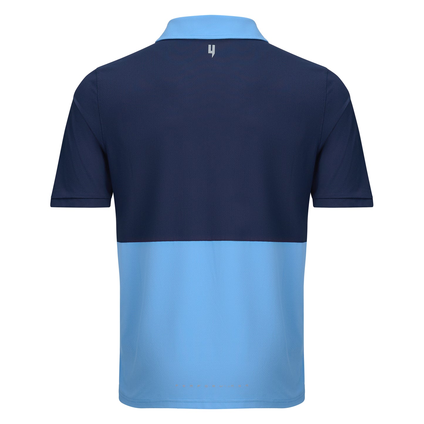 PERFORMANCE HYBRID POLO NAVY/SKY BLUE