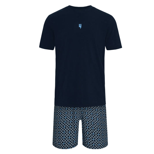 LOUNGEWEAR SET MULTI Y NAVY BLUE
