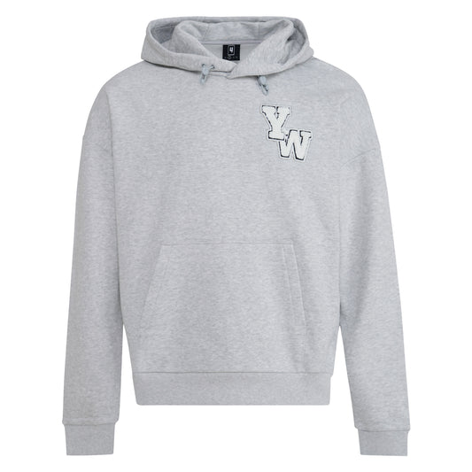 GREY RELAXED FIT LUX HOODY