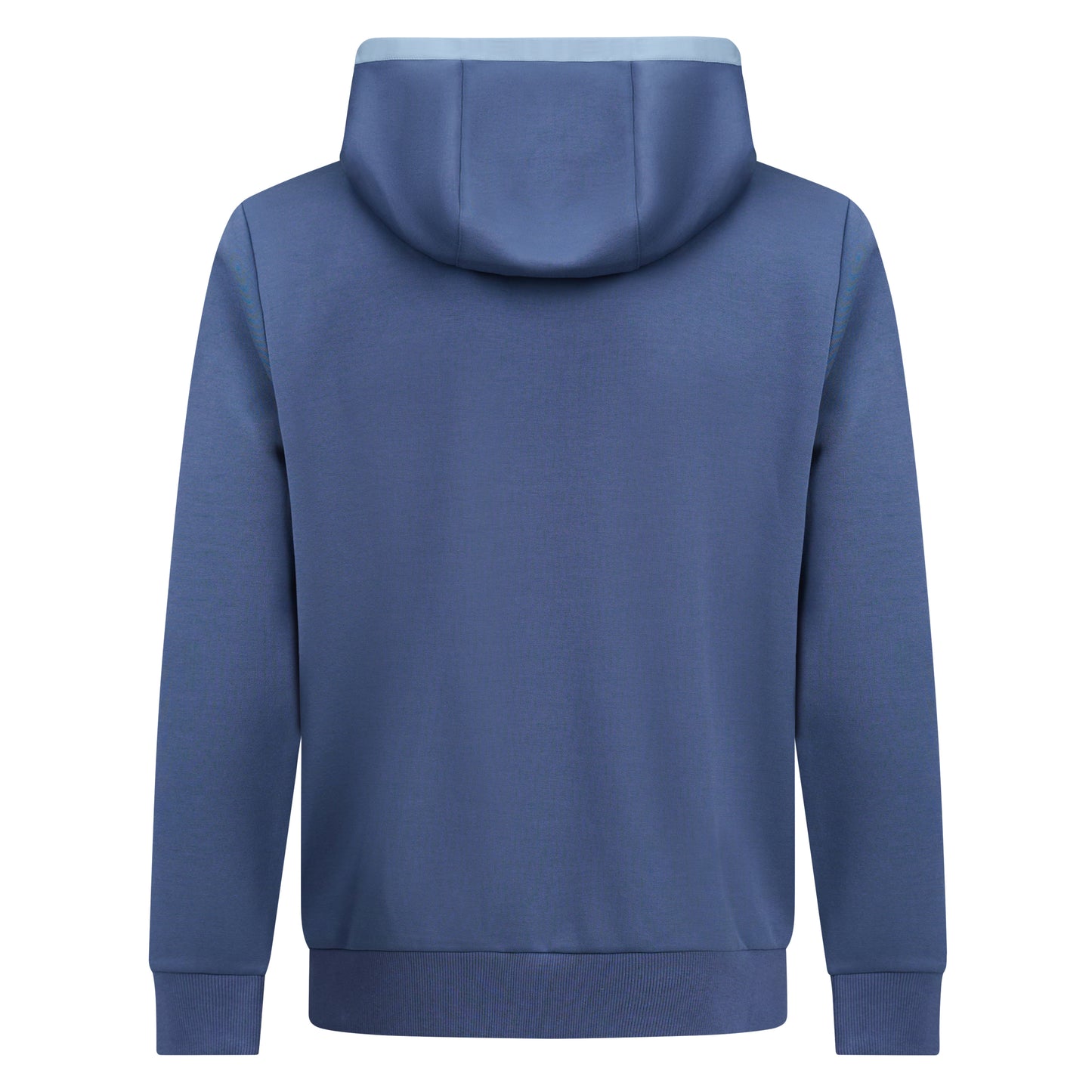 BLUE MIXED CONTRAST HOODY