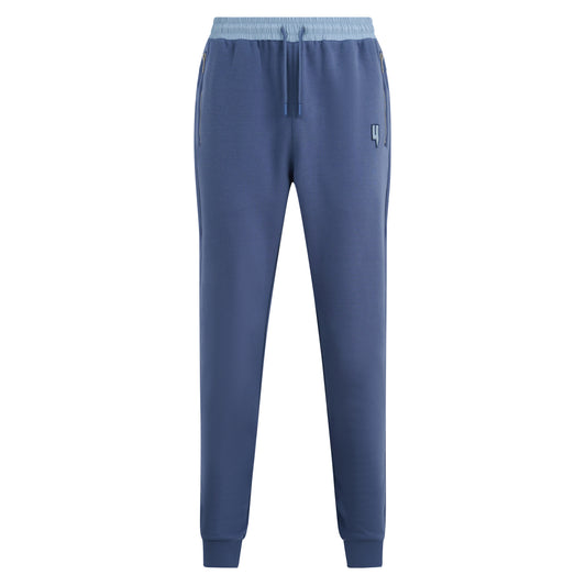 BLUE MIXED CONTRAST JOGGERS