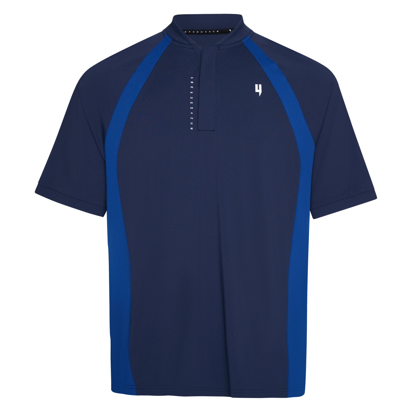 PERFORMANCE HYBRID CREW POLO NAVY/BLUE