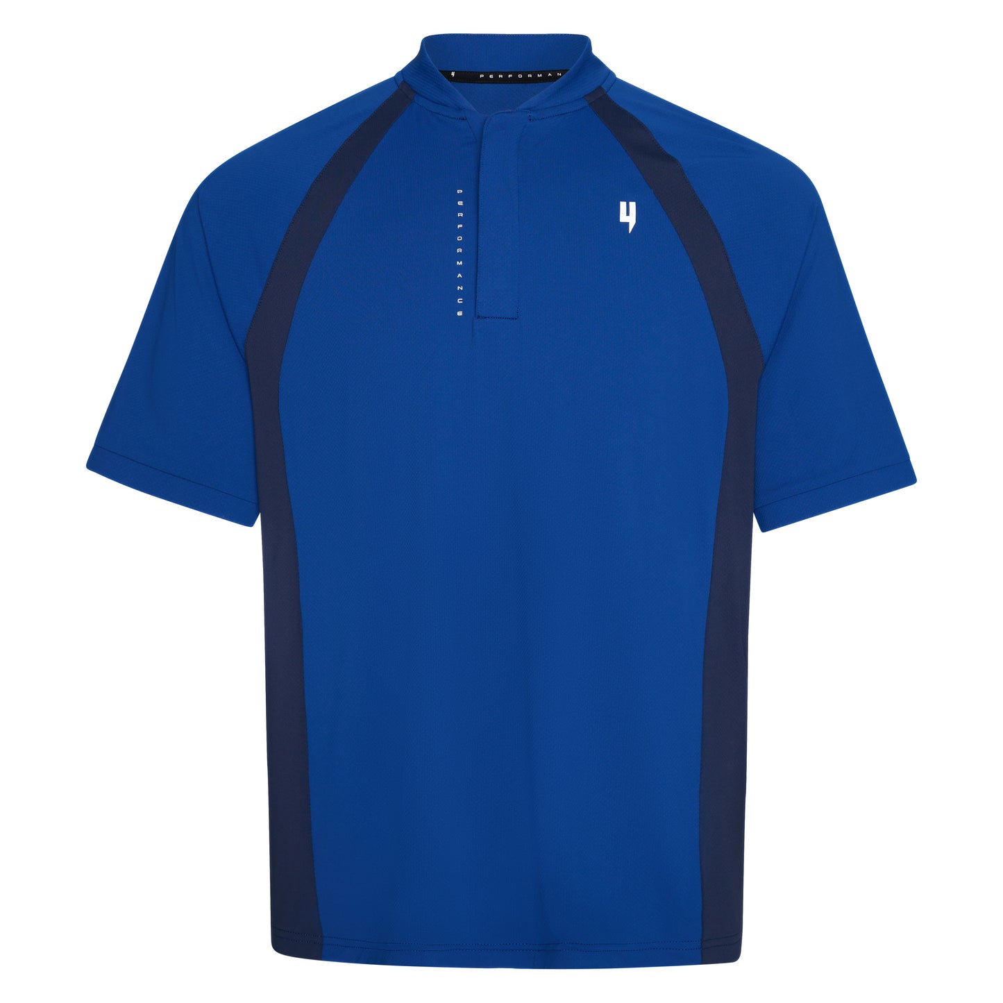 PERFORMANCE HYBRID CREW POLO BLUE/NAVY