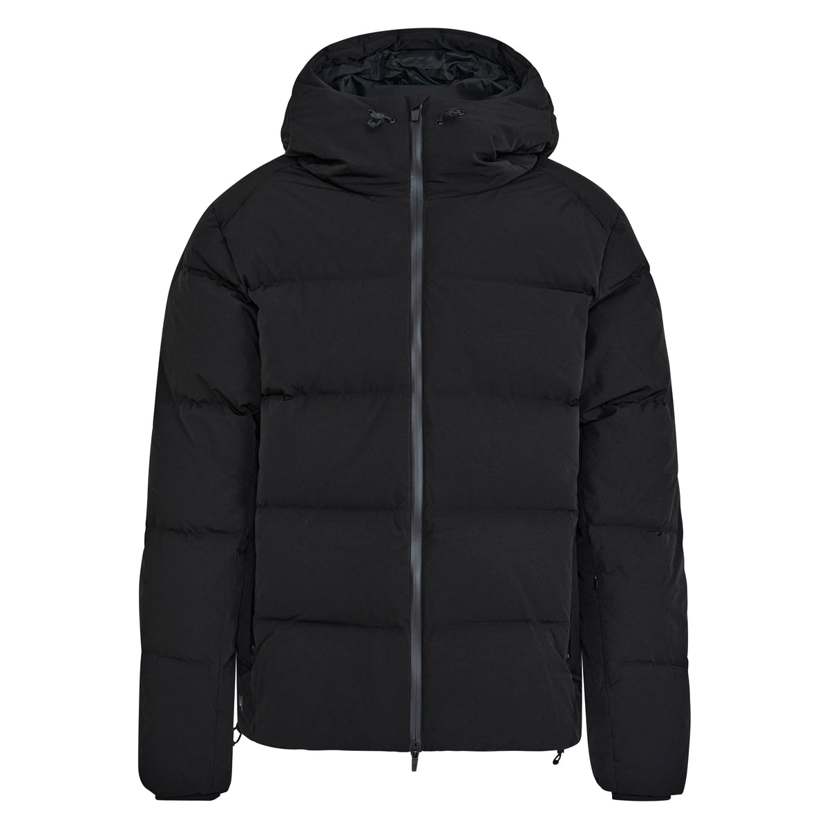 QUILTED DOWN COAT BLACK