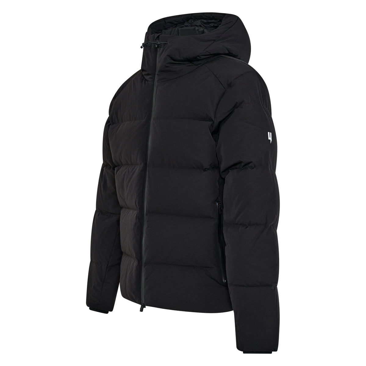 QUILTED DOWN COAT BLACK