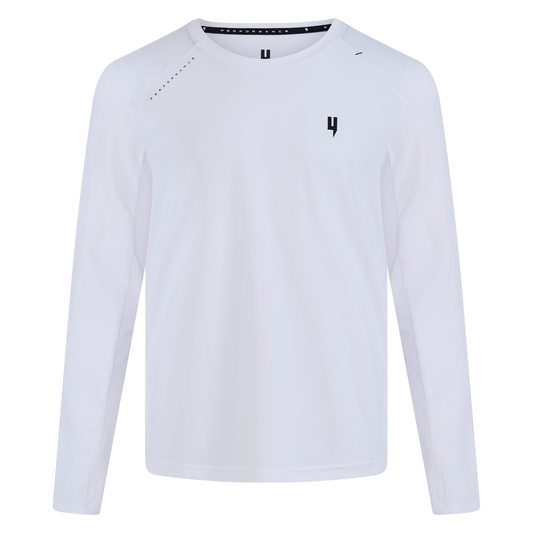 PERFORMANCE LONG SLEEVE TEE WHITE