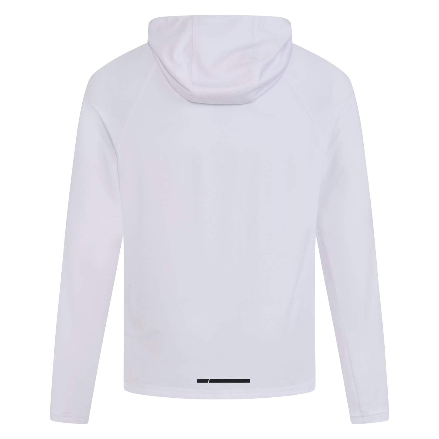 PERFORMANCE HOODED LONG SLEEVE TEE WHITE
