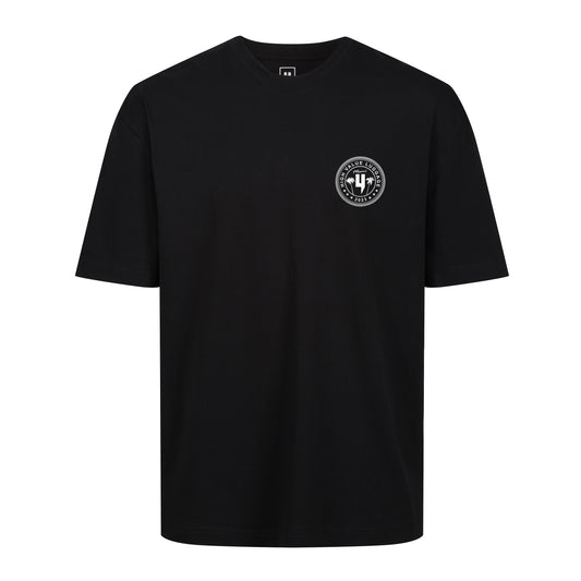 BLACK MIAMI FIT TEE HIGH VALUE LUGGAGE LOGO
