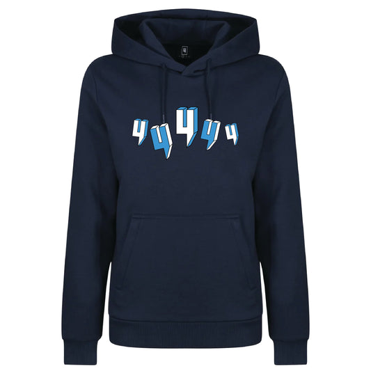 NAVY HOODY FIVE Y LOGO BABY BLUE