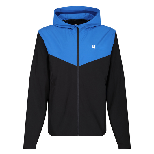 TRAINING JACKET BLACK BLUE