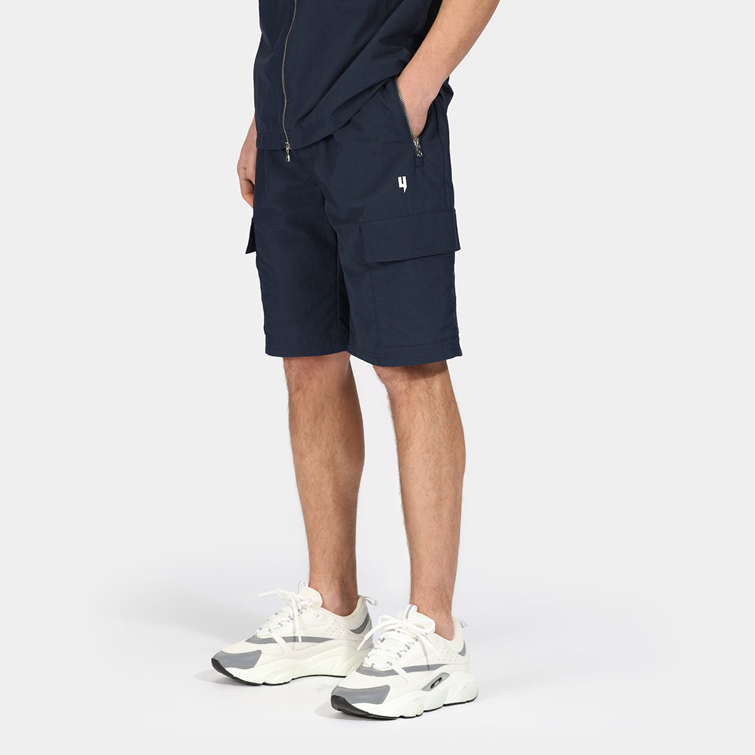 LUX CO-ORD SHORTS NAVY