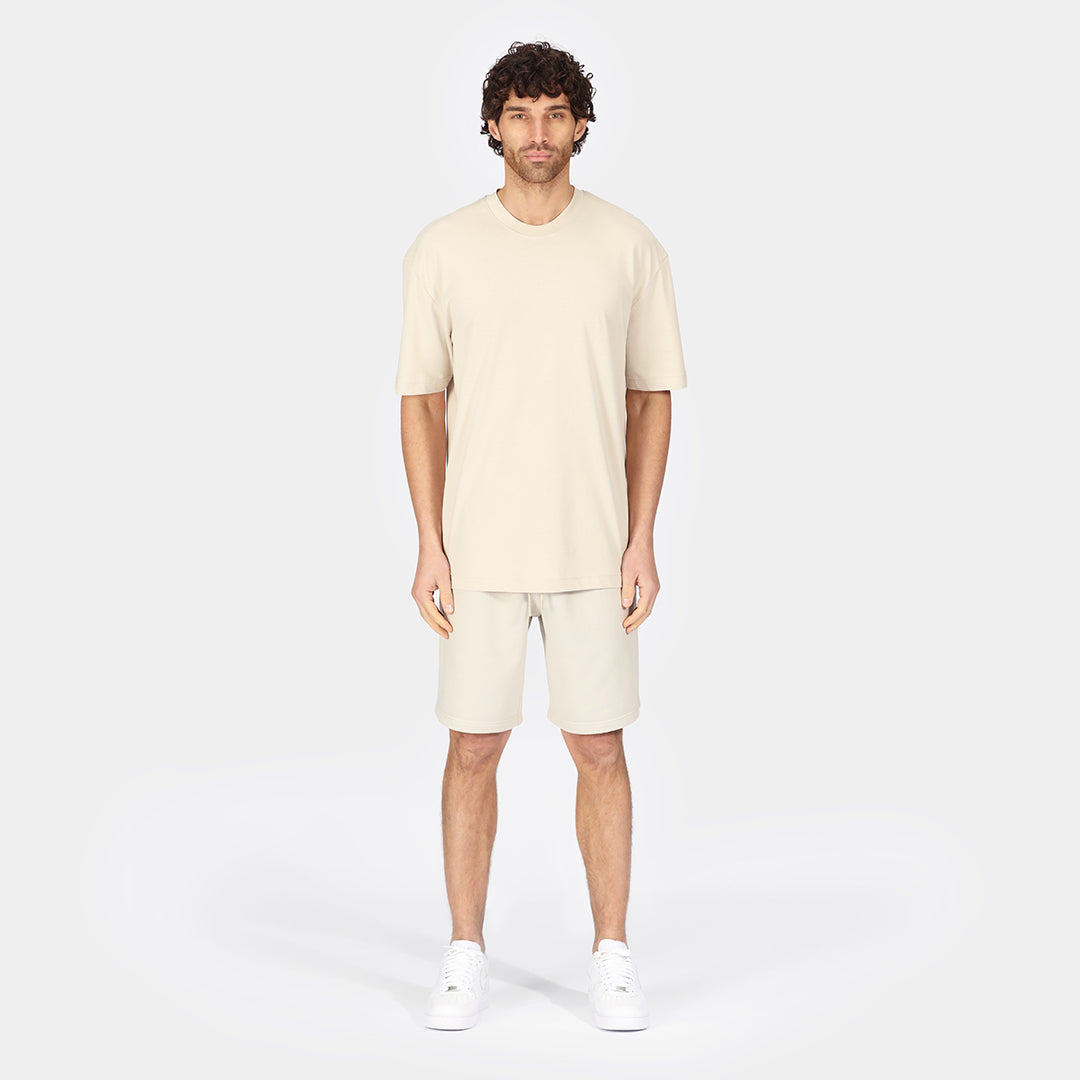 BLANK RELAXED FIT TEE BEIGE