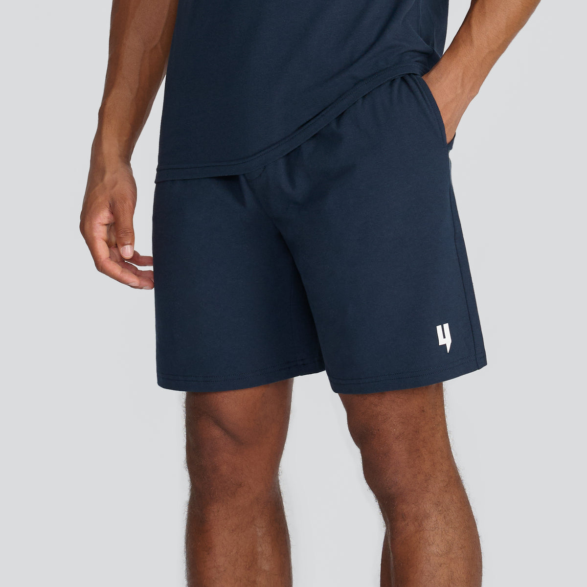 LOUNGEWEAR SET NAVY / WHITE
