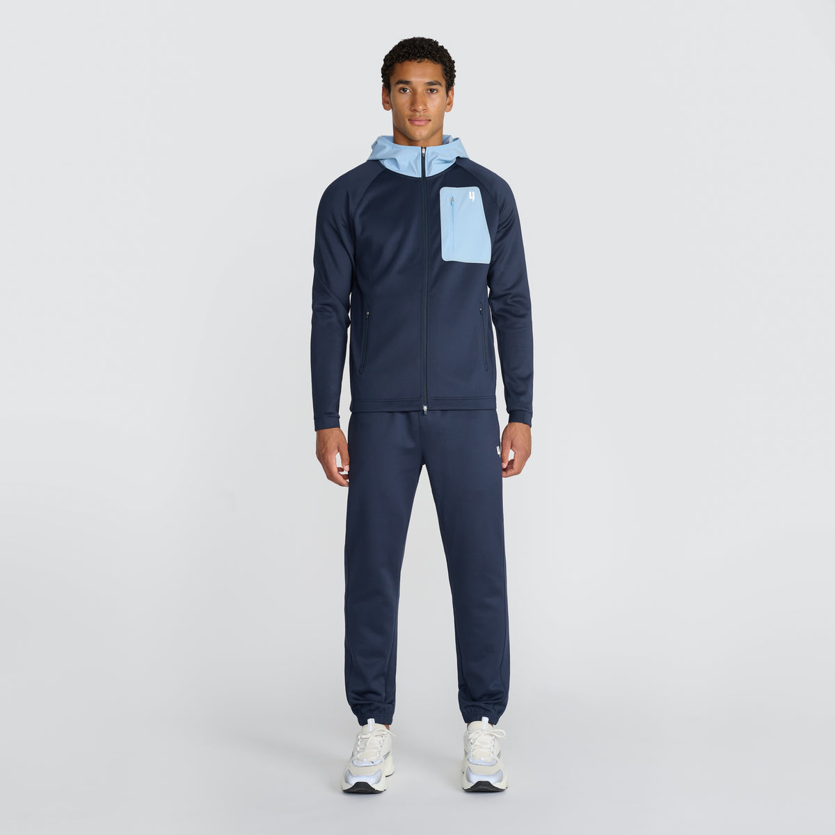 TEAM TRACKSUIT TOP NAVY/BABY BLUE